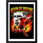 Soccer wall frame Belgium design