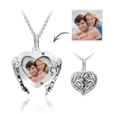 Angel Wings Heart Locket Angel Wings Heart Locket