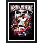 USA football themed wall frame USA football themed wall frame