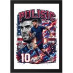 USA soccer player picture frame USA soccer player picture frame