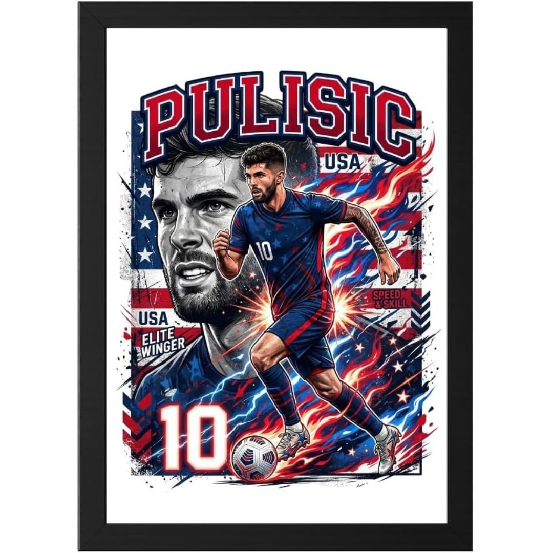 USA soccer player picture frame USA soccer player picture frame