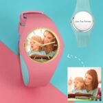 custom silicone photo watch