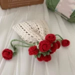knitted-rose-bouquet-bag