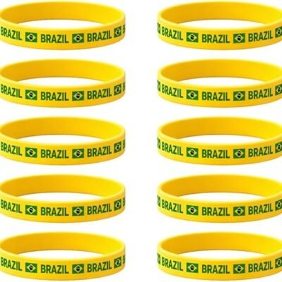 brazil soccer wristbands
