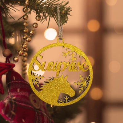 personalized-horse-christmas-ornament